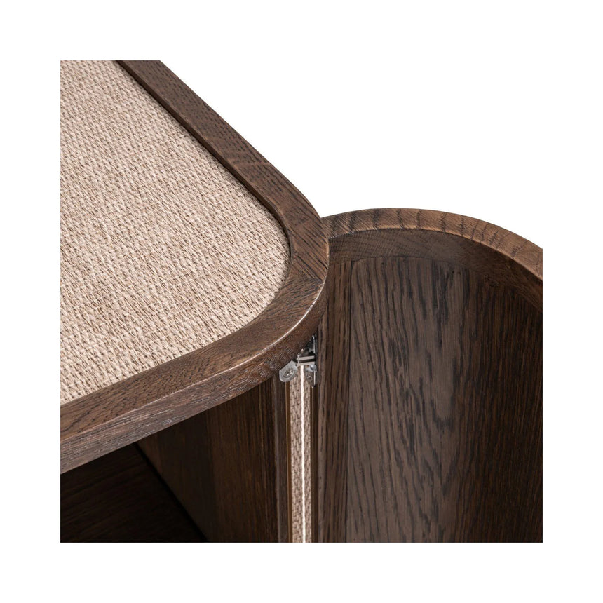 Sideboard Willox aus Eiche und Leinen in beige, 90x45x86 cm von Richmond Interiors – Produktbild 8