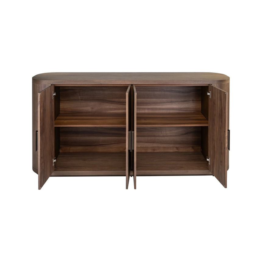 Sideboard Windsor in walnuss mit 4 Türen, 180x45x85 cm von Richmond Interiors – Bild 6