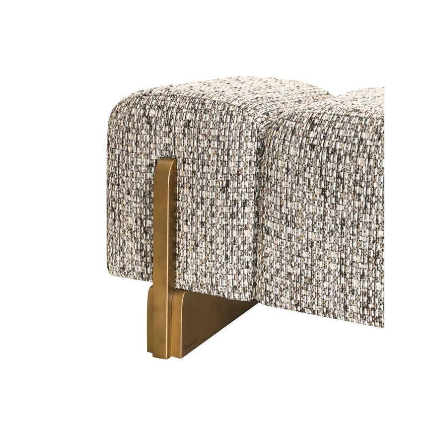 Sitzbank Caleo in cobblestone, 152x51x47 cm von Richmond Interiors – Bild 5