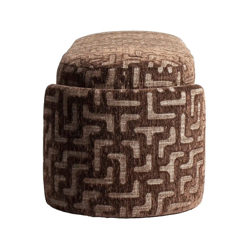 Sitzbank Cupid mit Stauraum in brown labyrinth, 150x46x46 cm von Richmond Interiors – Bild 3