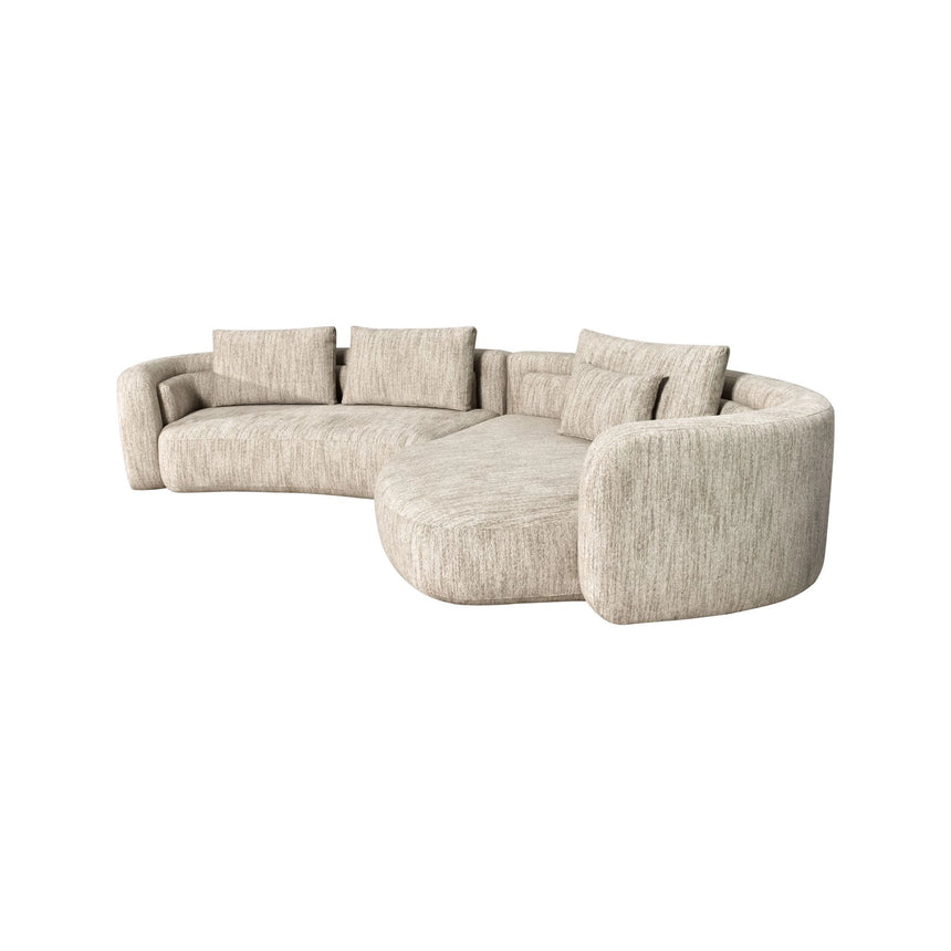 Sofa Angusto mit Lounge rechts in natural softweave, 389x200 cm von Richmond Interiors – Bild 3