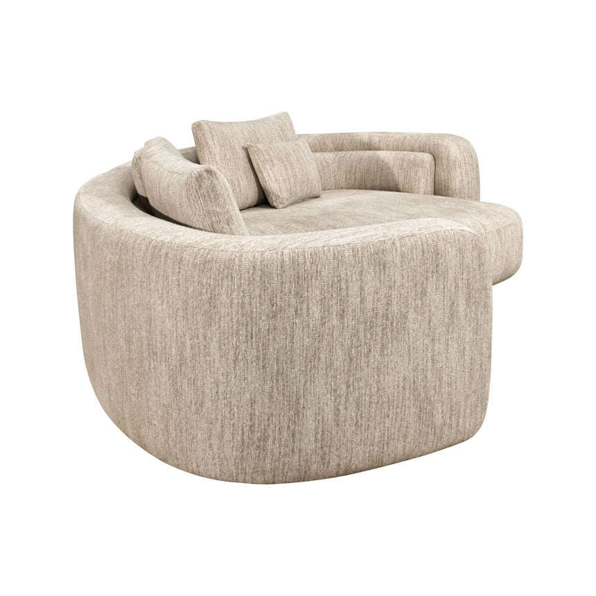 Sofa Angusto mit Lounge rechts in natural softweave, 389x200 cm von Richmond Interiors – Bild 4