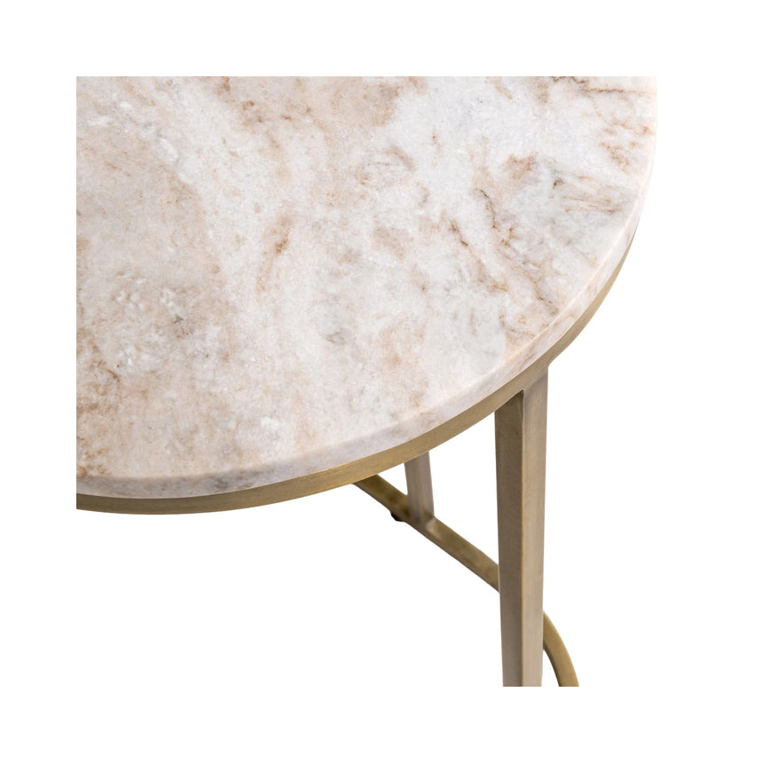 Sofa-Beistelltisch Bottega in blush beige, 55x35x65 cm von Richmond Interiors – Bild 5