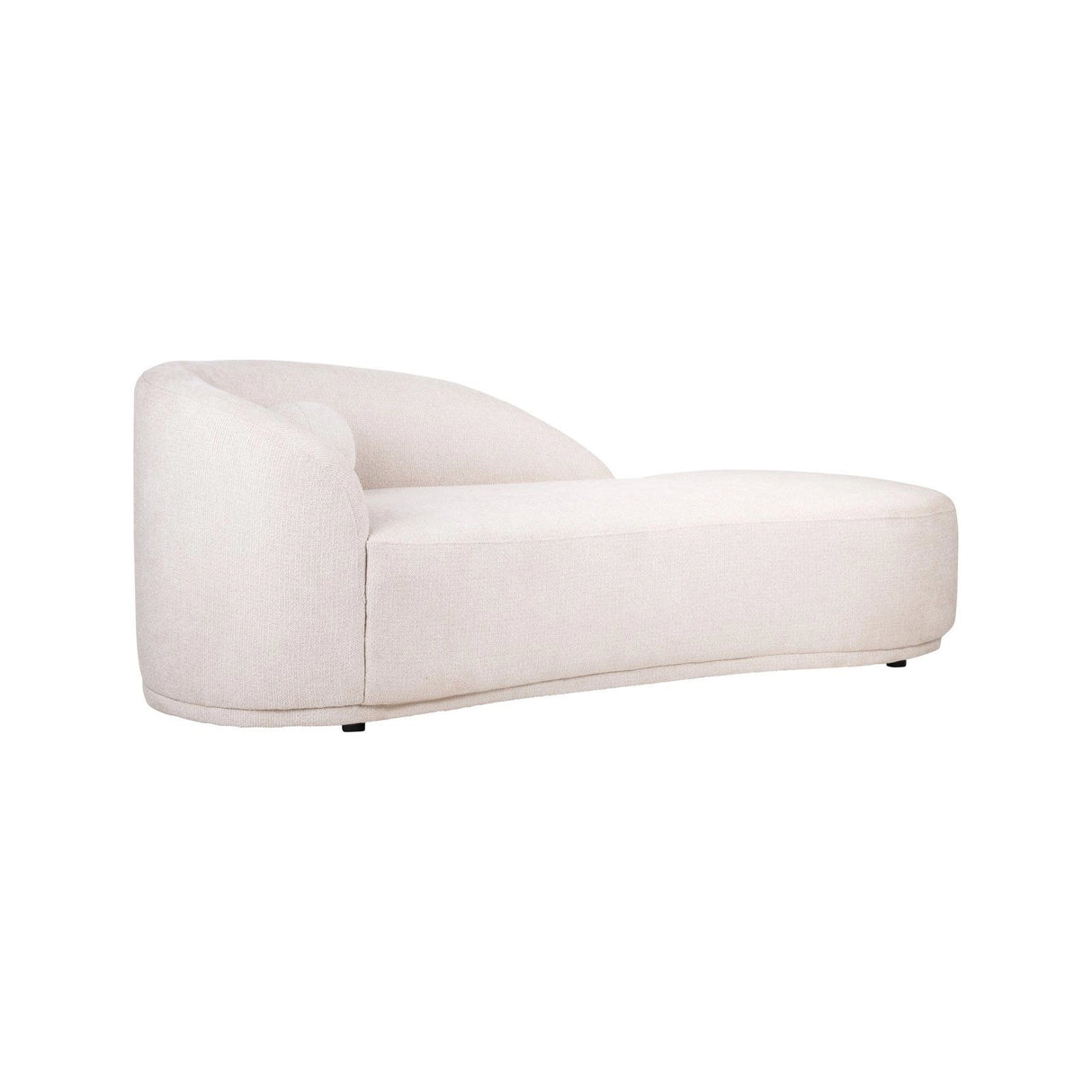 Sofa Emma aus Stoff in cream fancy, mit Chaise Longue, 220x91 cm von Richmond Interiors – Produktbild 1