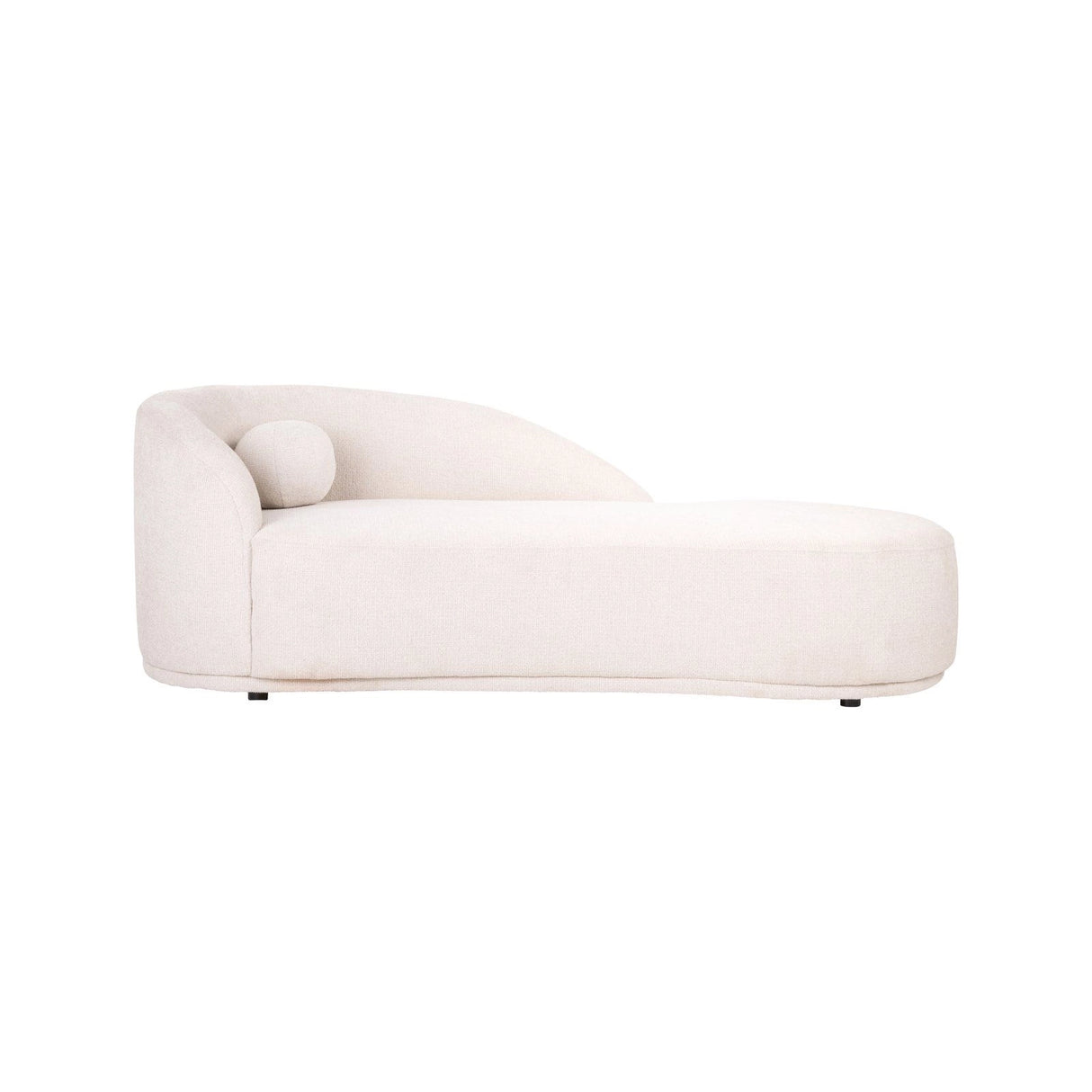 Sofa Emma aus Stoff in cream fancy, mit Chaise Longue, 220x91 cm von Richmond Interiors – Produktbild 2
