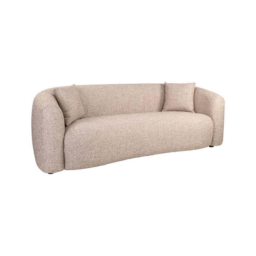 Sofa Luxandra in sand tweed (flammhemmend), 229x98x75 cm von Richmond Interiors – Bild 1