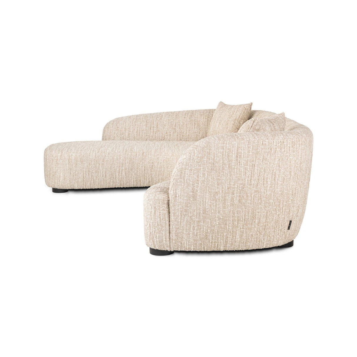 Sofa Pandora mit Chaise Longue links, in beige angora, 320x170 cm von Richmond Interiors – Produktbild 4