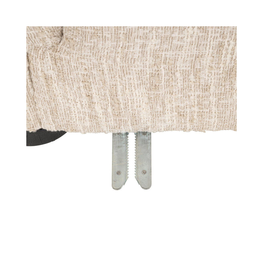 Sofa Pandora mit Chaise Longue rechts, in beige angora, 320x170 cm von Richmond Interiors – Produktbild 11
