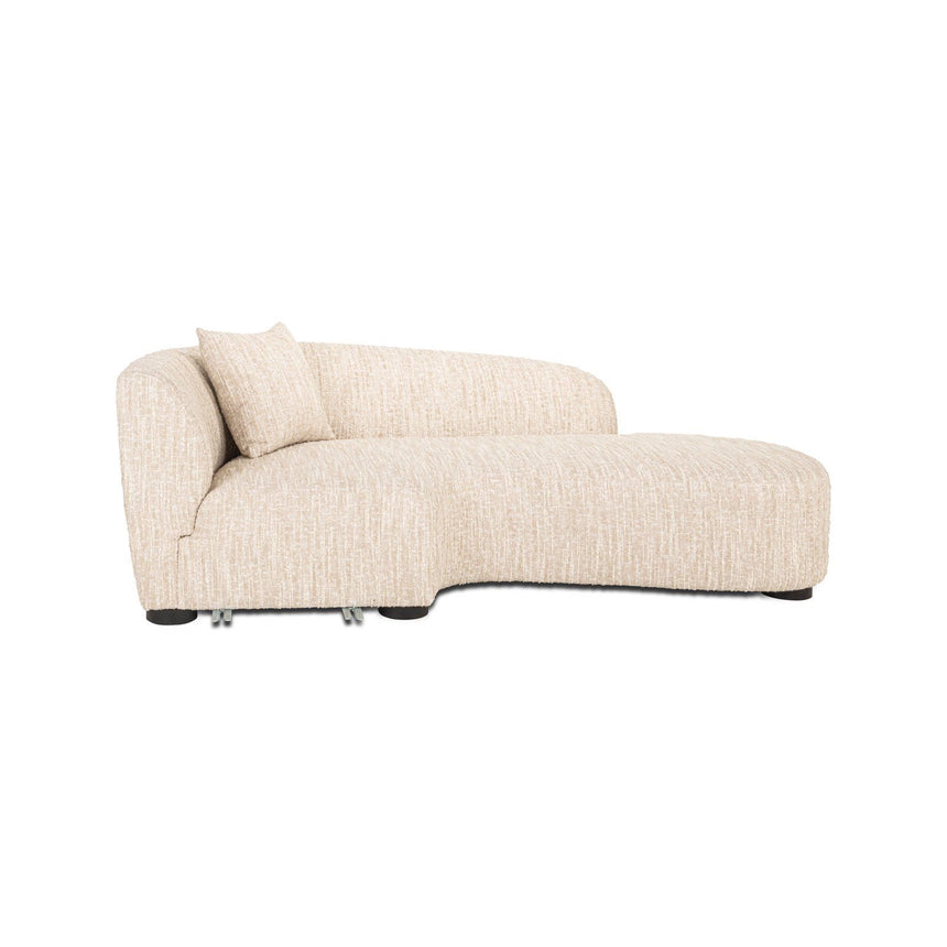 Sofa Pandora mit Chaise Longue rechts, in beige angora, 320x170 cm von Richmond Interiors – Produktbild 6