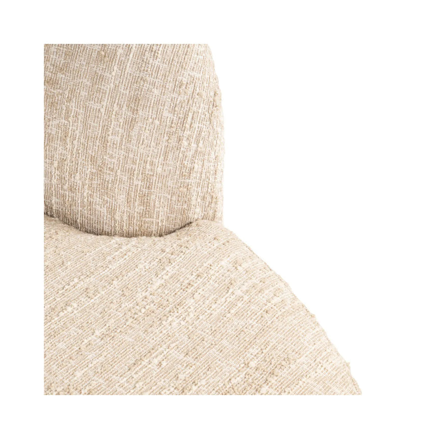 Sofa Pandora mit Chaise Longue rechts, in beige angora, 320x170 cm von Richmond Interiors – Produktbild 8