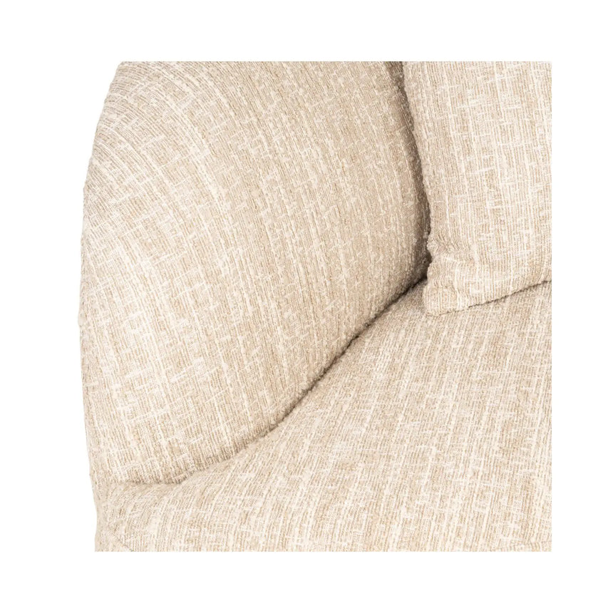 Sofa Pandora mit Chaise Longue rechts, in beige angora, 320x170 cm von Richmond Interiors – Produktbild 9