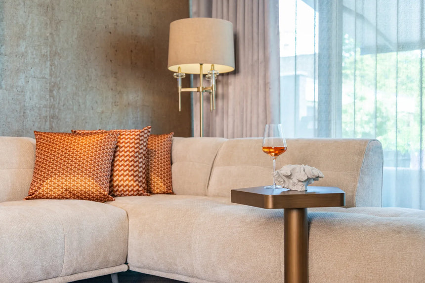 Sofabeistelltisch Hexa in brushed gold, 45x44x60 cm von Richmond Interiors – Bild 8