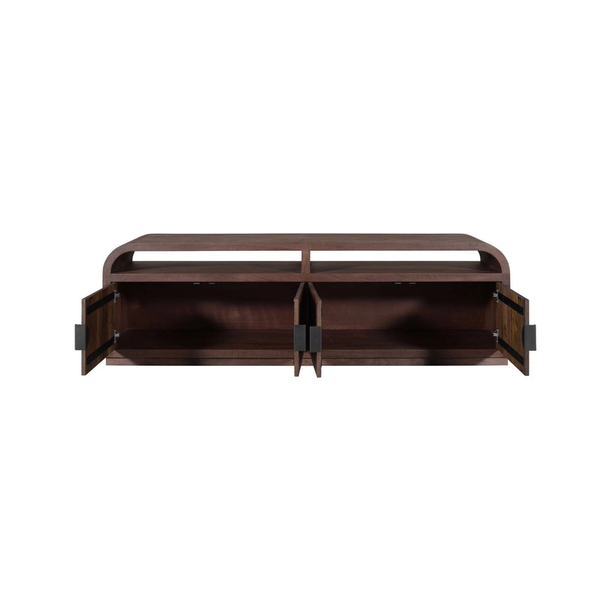 TV-Lowboard Baldwin aus Mangoholz in spicebrown, 180x40x55 cm von Richmond Interiors – Bild 3