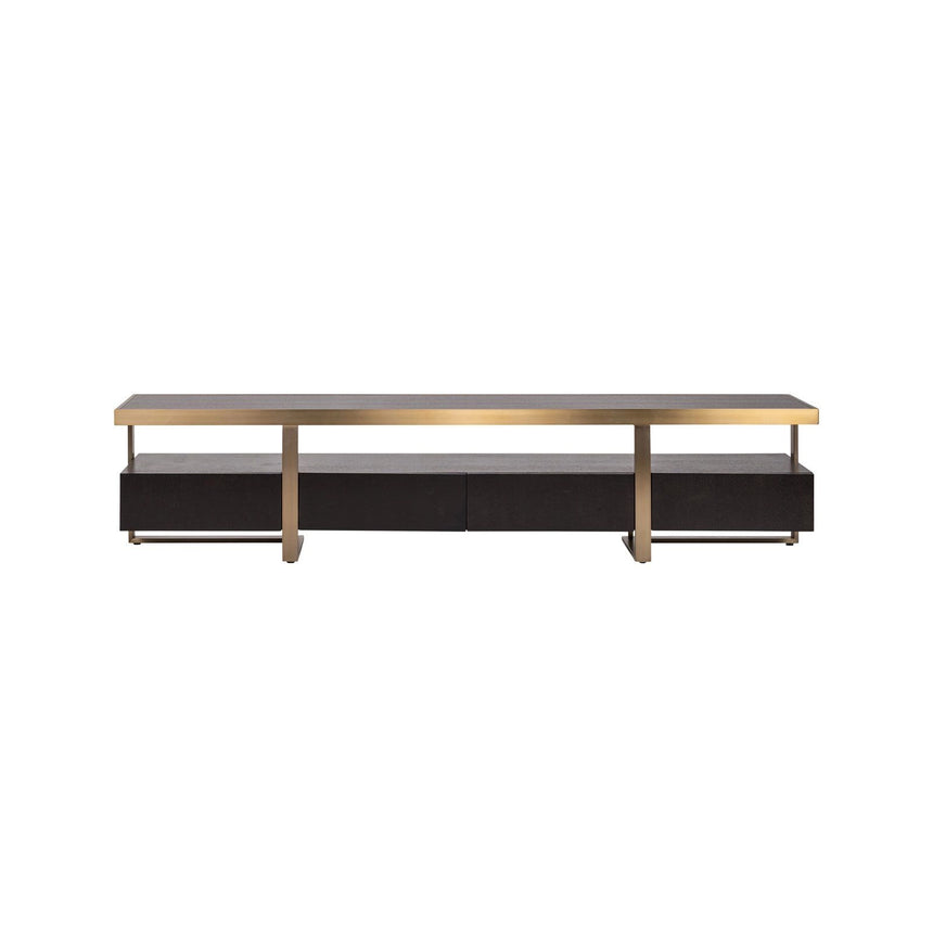 TV-Schrank Alexander Jones aus Eichenfurnier in charcoa, 220x40x49 cm von Richmond Interiors – Produktbild 3