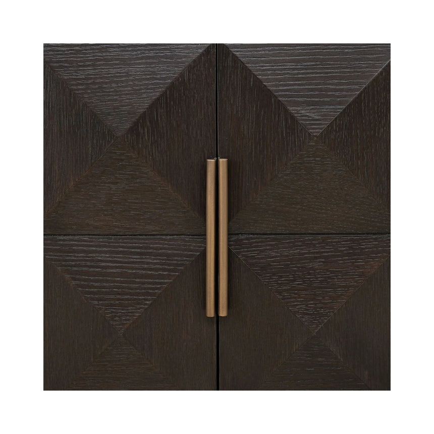 TV-Schrank Claremont in braun, 196x44 cm von Richmond Interiors – Produktbild 6
