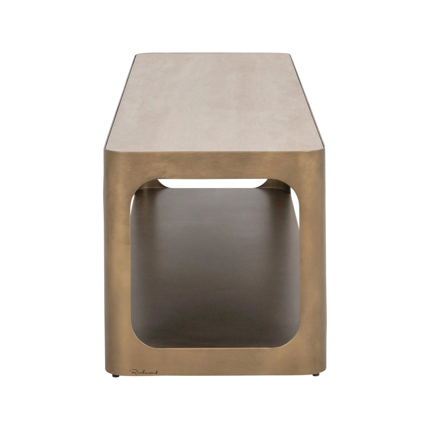 TV-Schrank Claridge mit Glas sandfarbend, 160x40x40 cm von Richmond Interiors – Produktbild 4
