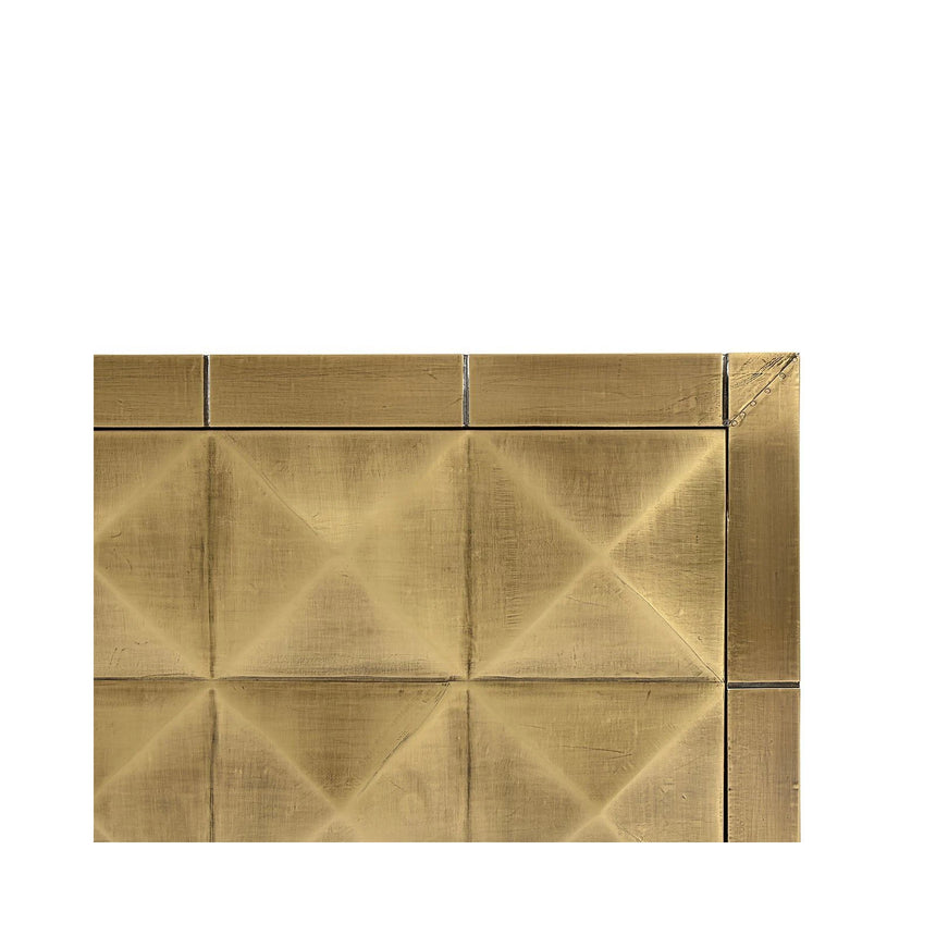 TV-Schrank Collada mit Messing-Verkleidung in brushed gold, 220x40x50 cm von Richmond Interiors – Produktbild 5