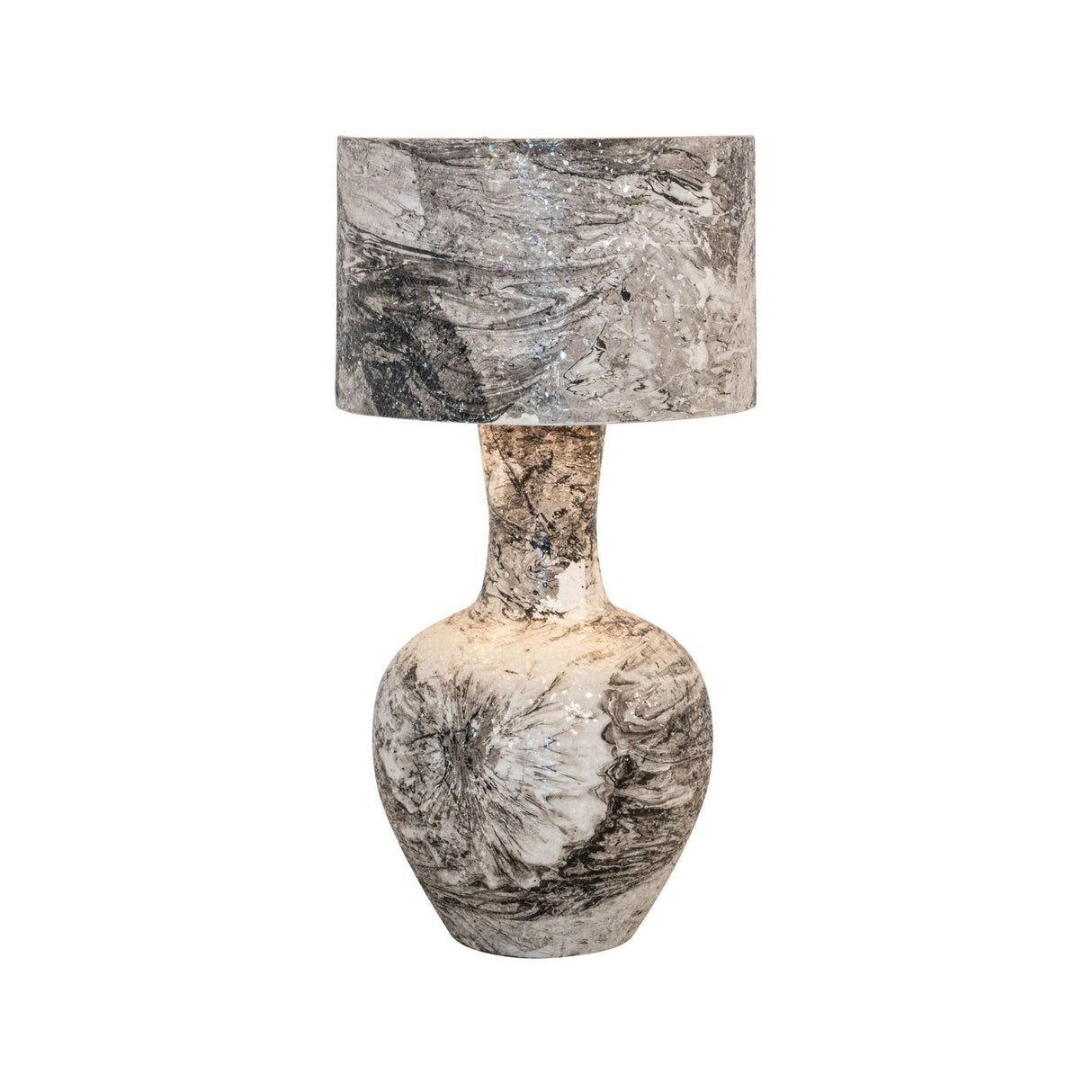 Tischlampe Cecile in schwarz/weiß aus Eisen von Richmond Interiors – Produktbild 2