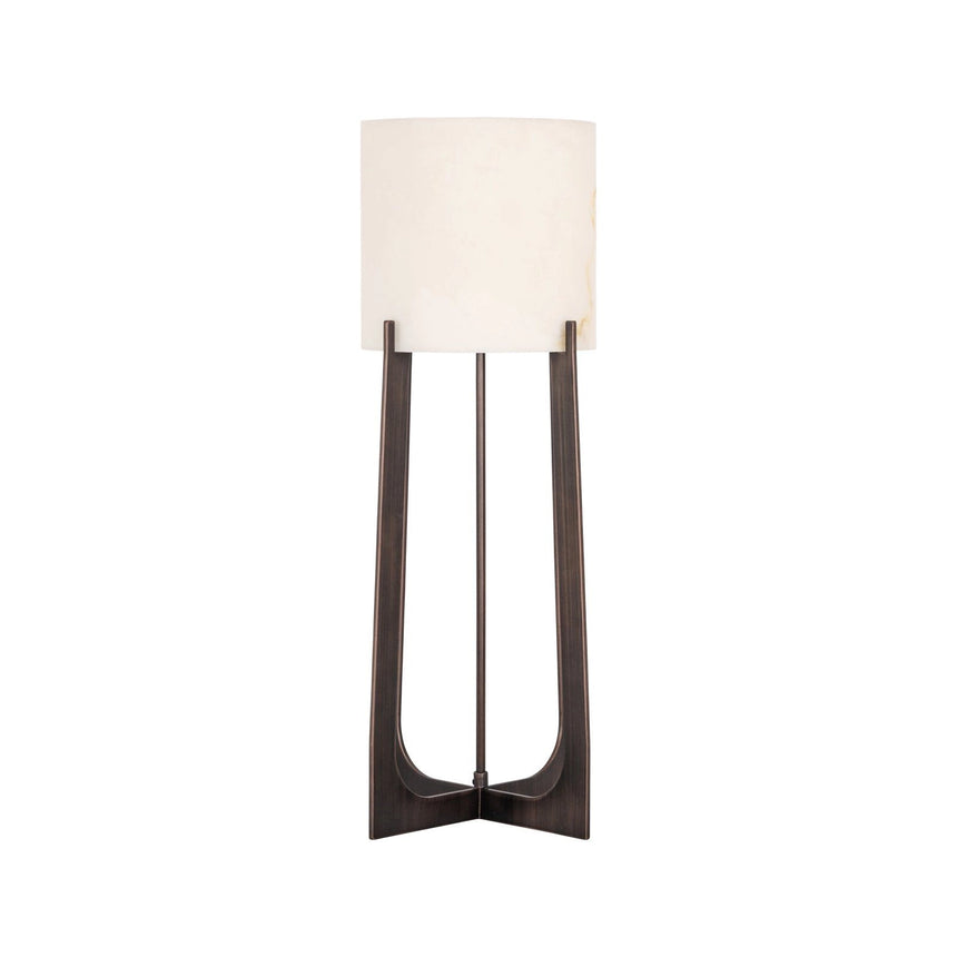 Tischlampe Loura in kupfer aus Eisen und Kunstmarmor von Richmond Interiors – Produktbild 3