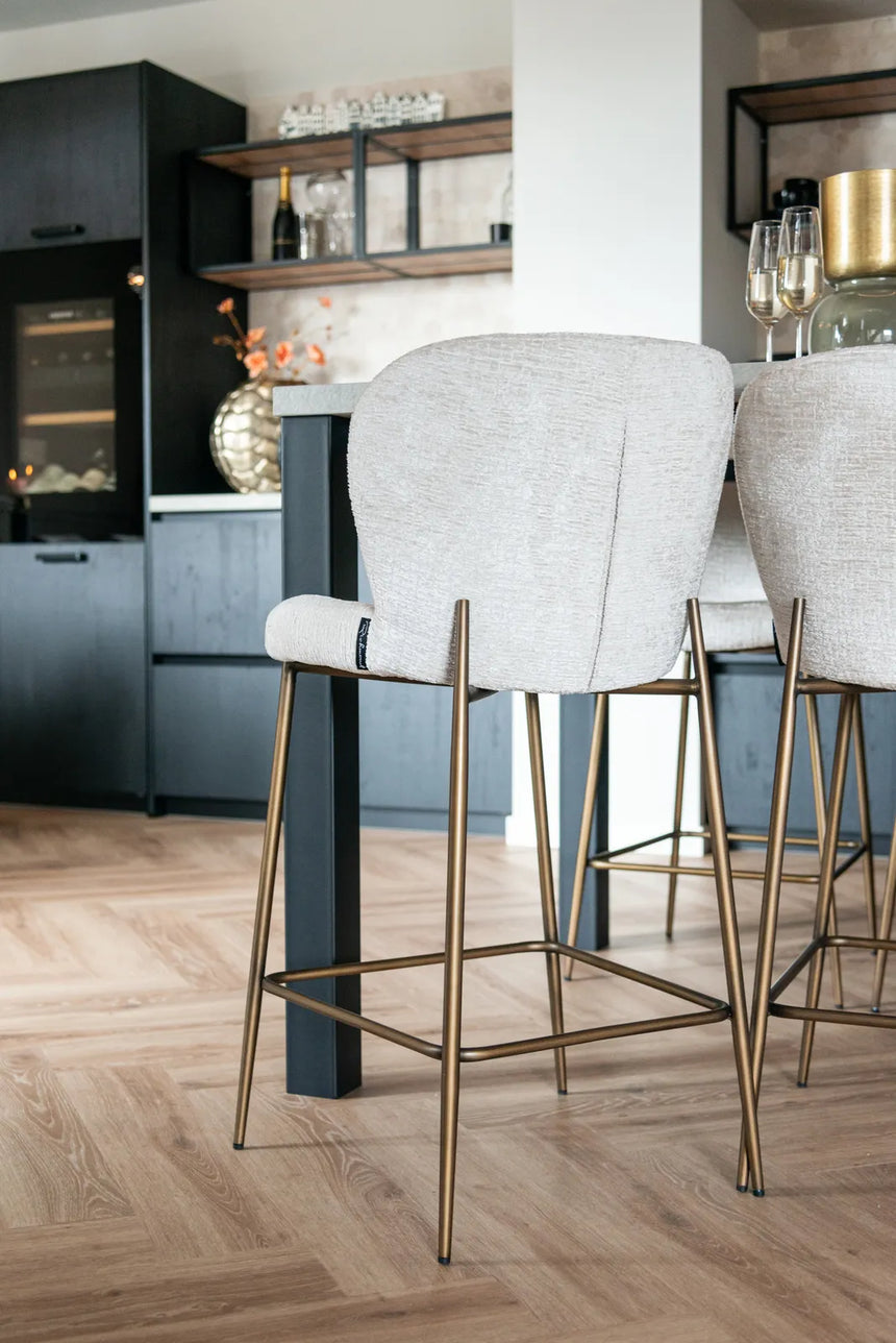 Tresenhocker Darby in cream fusion, 48x55x96 cm von Richmond Interiors – Bild 10