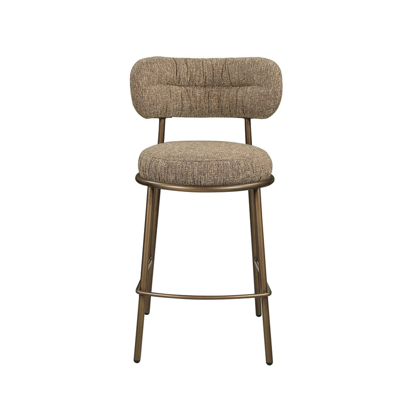 Tresenhocker Encanto in brown tweed, 50x59x94 cm von Richmond Interiors – Bild 3