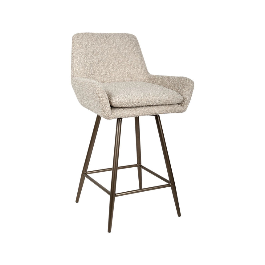 Tresenhocker Linsey im 2er-Set in natural chunky, 54x53x91 cm von Richmond Interiors – Bild 2
