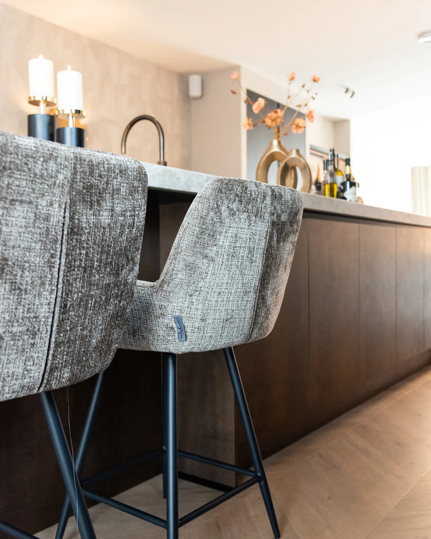 Tresenhocker Linsey in niagara stone als 2er-Set, 54x53x91 cm von Richmond Interiors – Bild 11