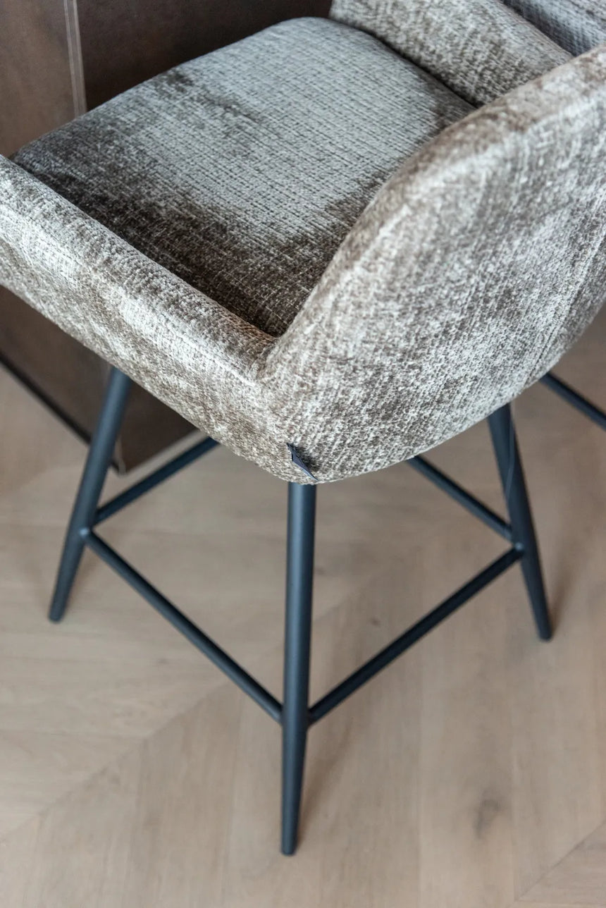 Tresenhocker Linsey in niagara stone als 2er-Set, 54x53x91 cm von Richmond Interiors – Bild 12