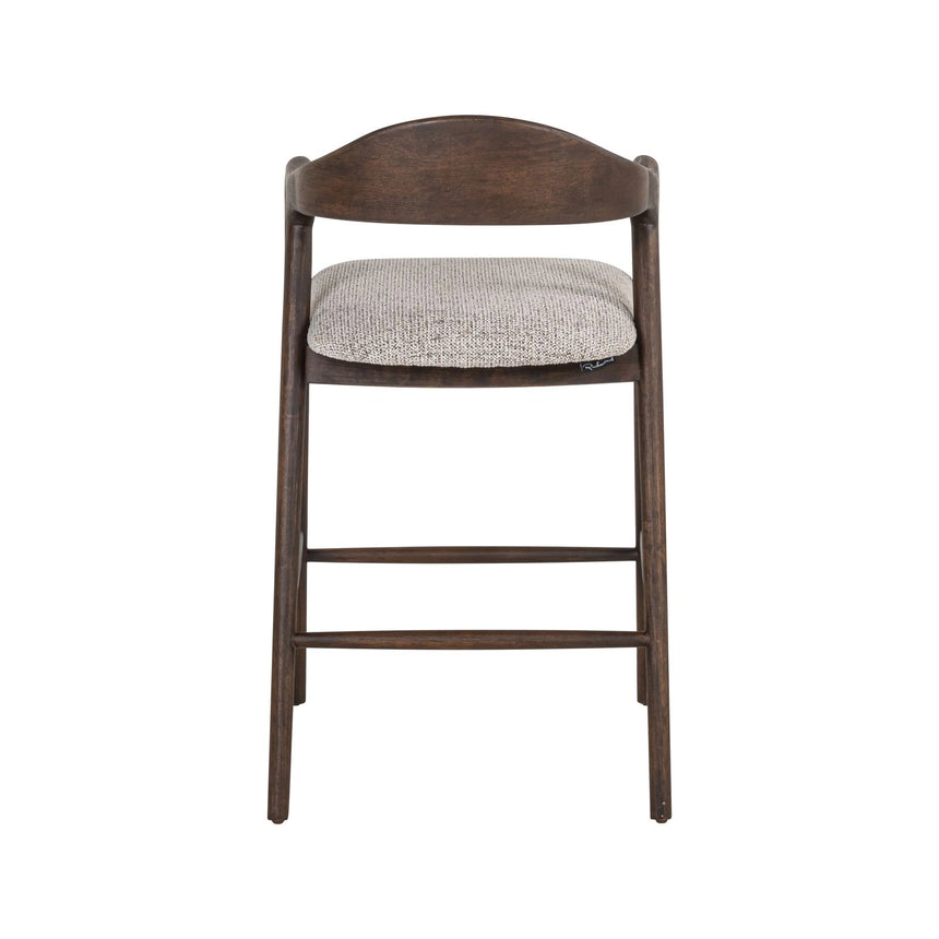 Tresenhocker Mihara mit flammhemmendem Bezug in mocca fancy von Richmond Interiors – Bild 5