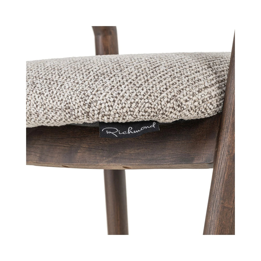 Tresenhocker Mihara mit flammhemmendem Bezug in mocca fancy von Richmond Interiors – Bild 6