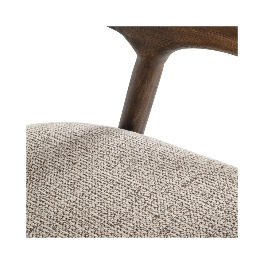 Tresenhocker Mihara mit flammhemmendem Bezug in mocca fancy von Richmond Interiors – Bild 8