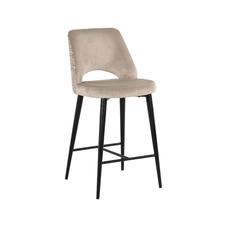 Tresenhocker Tabitha in trendy nature, flammhemmend, 47x56x99 cm von Richmond Interiors – Bild 2
