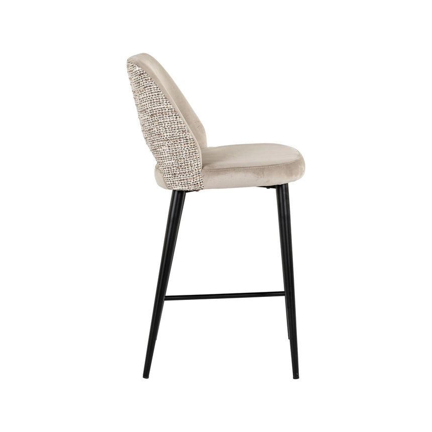 Tresenhocker Tabitha in trendy nature, flammhemmend, 47x56x99 cm von Richmond Interiors – Bild 3