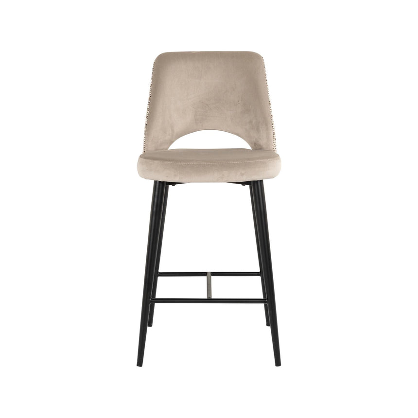 Tresenhocker Tabitha in trendy nature, flammhemmend, 47x56x99 cm von Richmond Interiors – Bild 5
