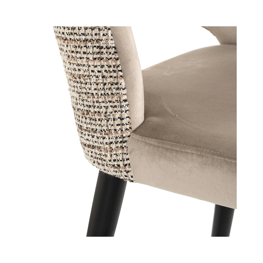 Tresenhocker Tabitha in trendy nature, flammhemmend, 47x56x99 cm von Richmond Interiors – Bild 8