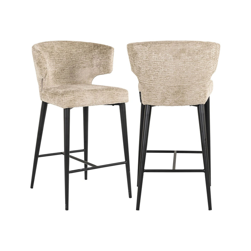 Tresenhocker Taylor mit flammhemmendem Bezug von Richmond Interiors – Bild 1