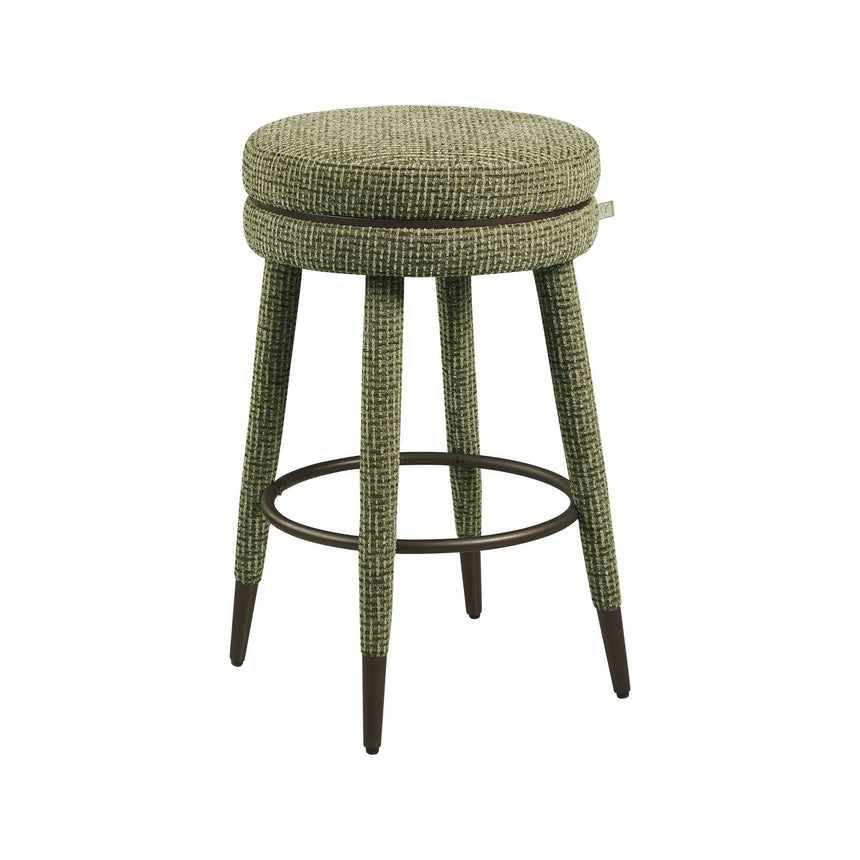 Tresenhocker Tenashar in green blockweave von Richmond Interiors – Bild 1