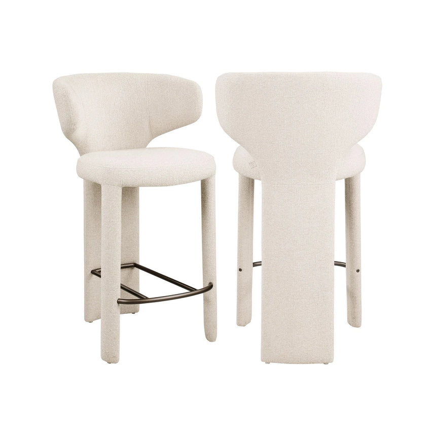 Tresenhocker Viola in biscotti, 56x60x96 cm von Richmond Interiors – Bild 1