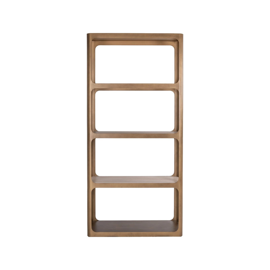 Vitrine Claridge in antikgold, 100x40x210 cm von Richmond Interiors – Bild 4
