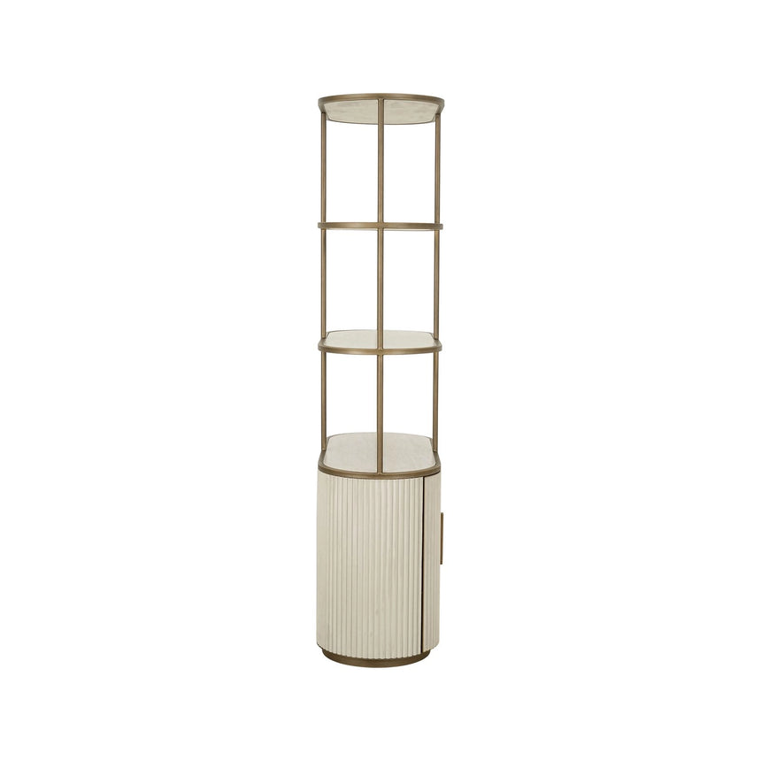 Vitrine Tivoli in weiß, 100x45x197 cm von Richmond Interiors – Bild 3