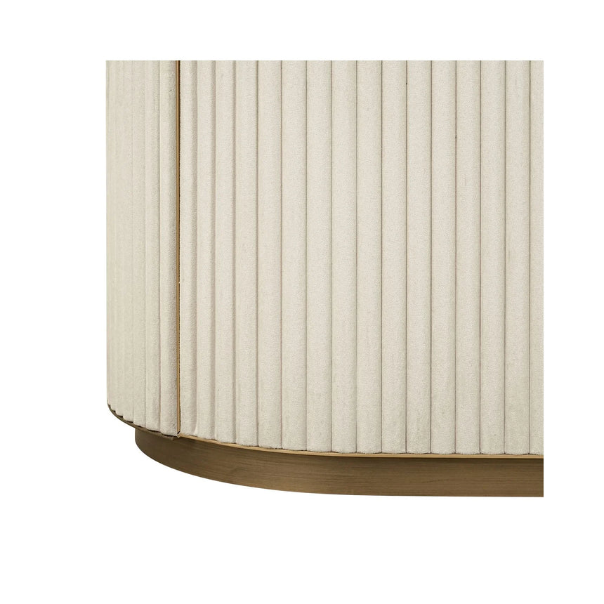 Vitrine Tivoli in weiß, 100x45x197 cm von Richmond Interiors – Bild 9