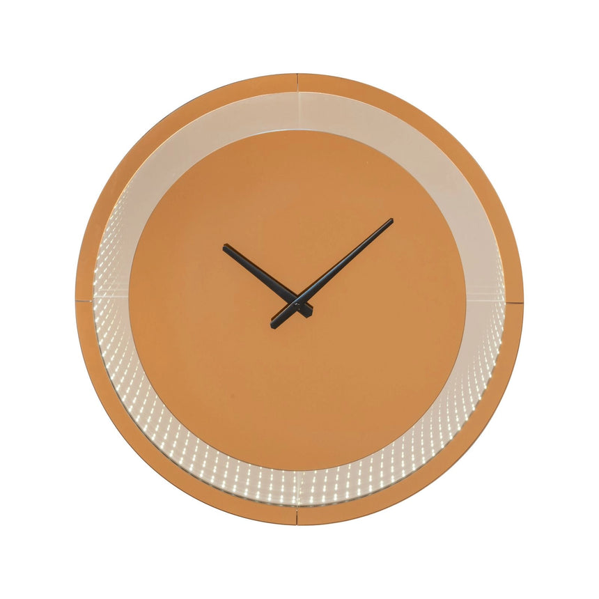Wandleuchte Julia mit LED-Uhr in braun von Richmond Interiors – Bild 1