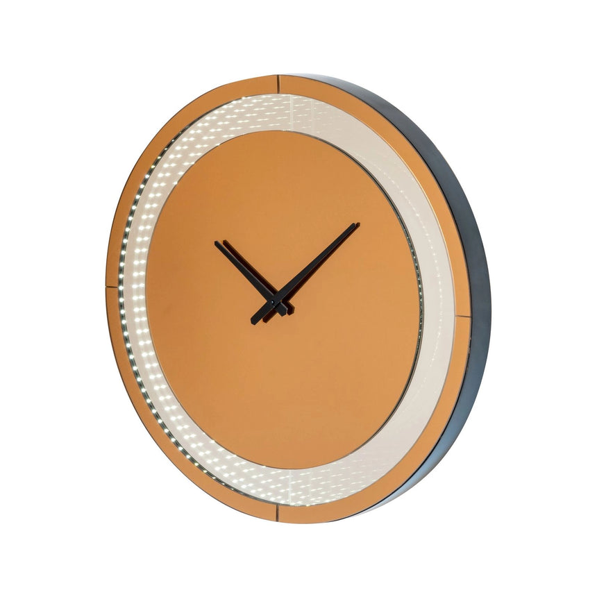 Wandleuchte Julia mit LED-Uhr in braun von Richmond Interiors – Bild 5