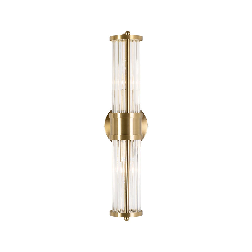 Wandleuchte Lyan aus Eisen und Glas in brushed gold von Richmond Interiors – Bild 1