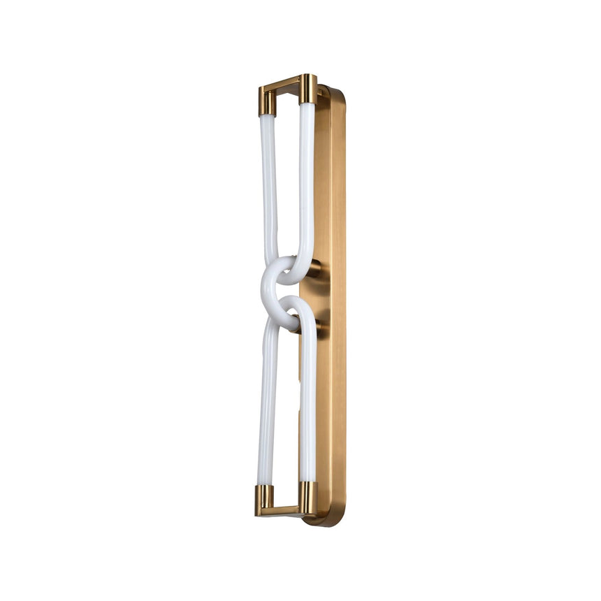 Wandleuchte Lysa aus Eisen und Acryl in brushed gold von Richmond Interiors – Bild 2