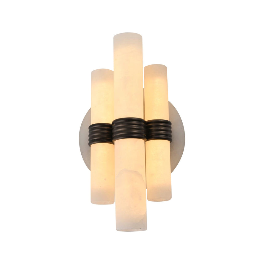 Wandleuchte Zara aus Eisen und Alabaster in weiß von Richmond Interiors – Bild 1