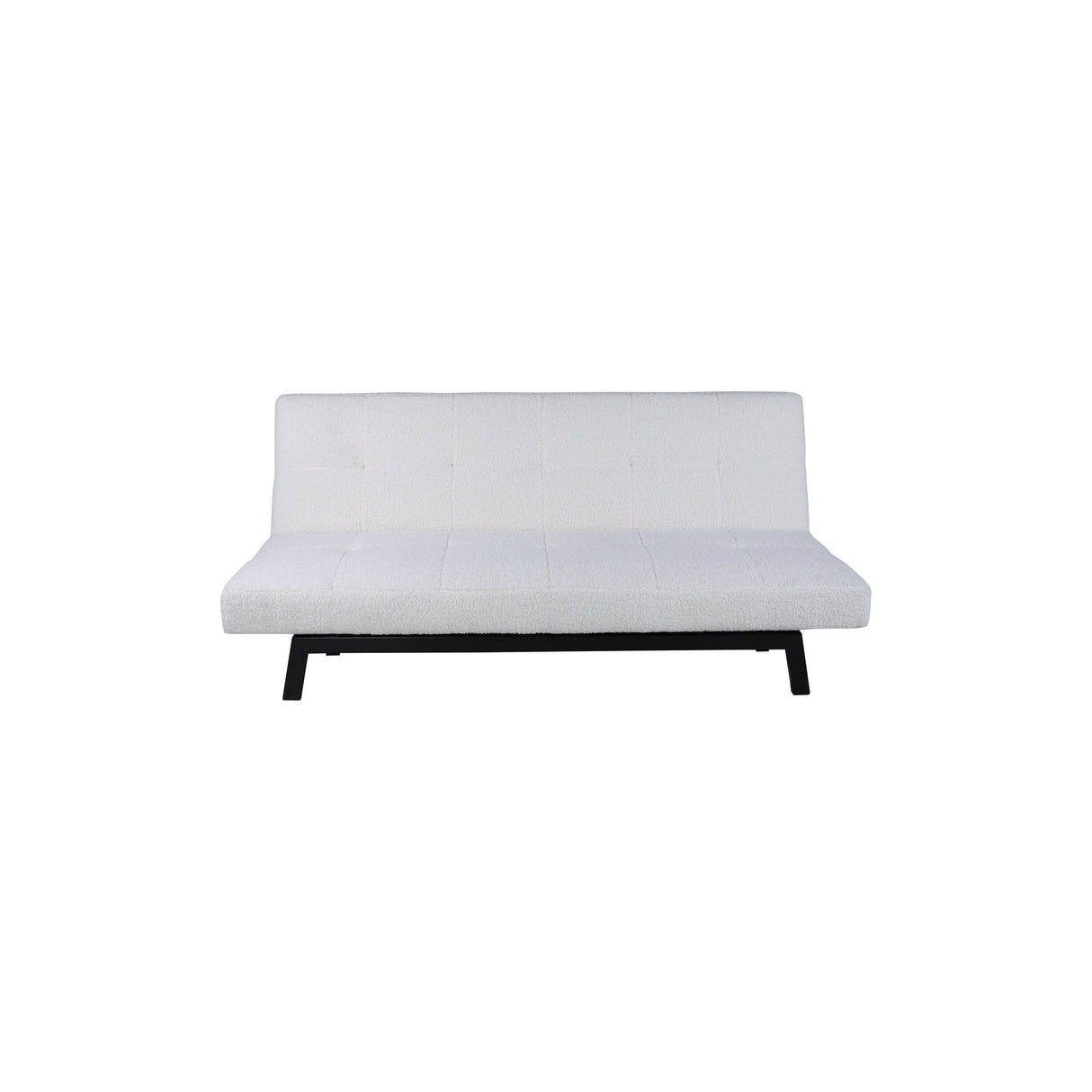 Bodil Sofabett - Schwarz / weiß Teddy - ZEN ZONE Furniture