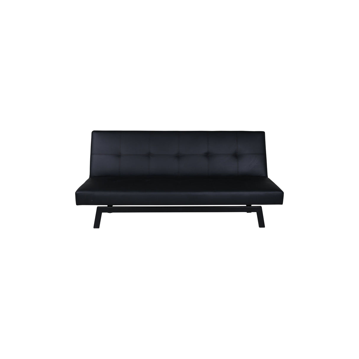 Bodil Sofabett - Schwarz / Schwarz PU - ZEN ZONE Furniture