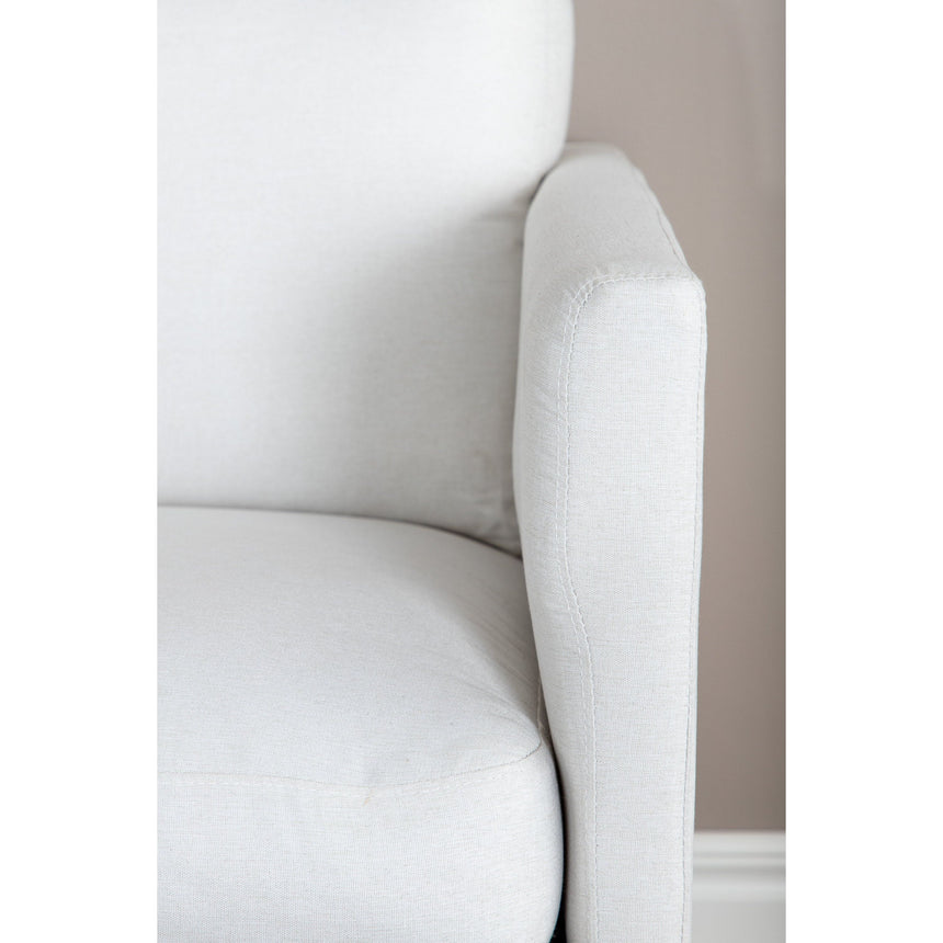 Zoom 2-Sitzer Sofa - Schwarz / Hellbeige Stoff - ZEN ZONE Furniture