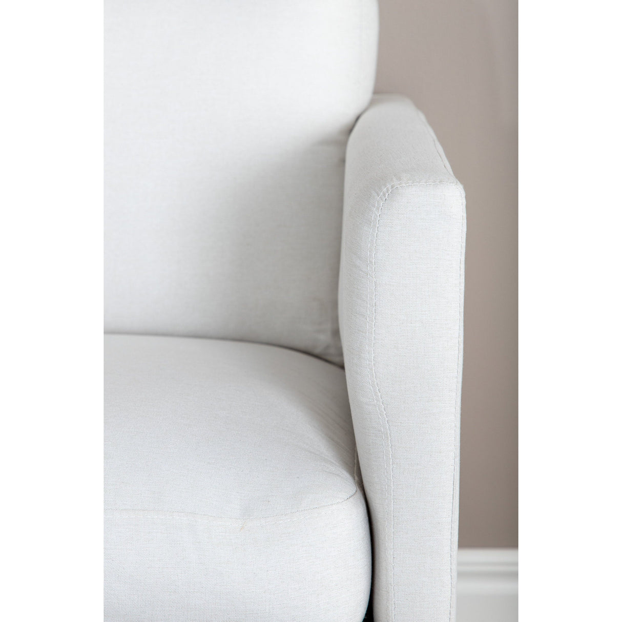 Zoom 2-Sitzer Sofa - Schwarz / Hellbeige Stoff - ZEN ZONE Furniture